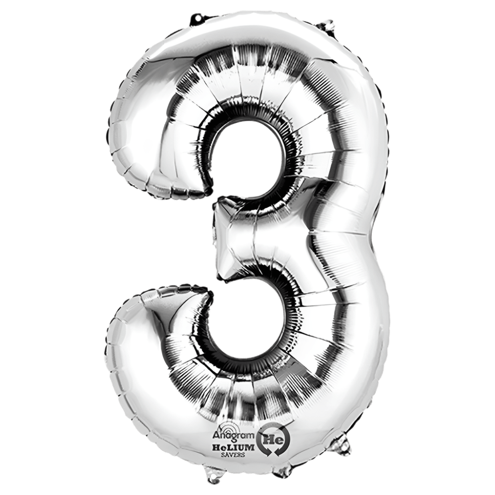 Silver Foil Numbers