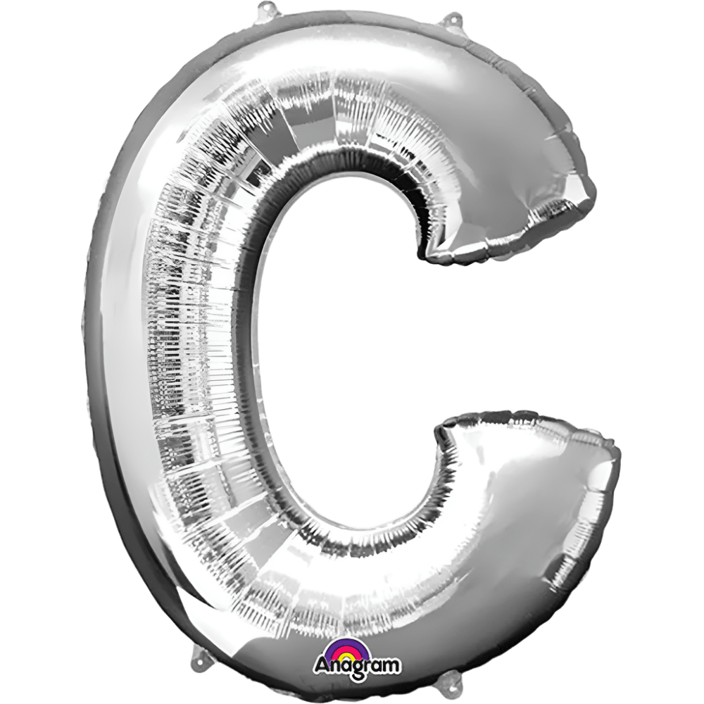 Large Silver Foil Letters