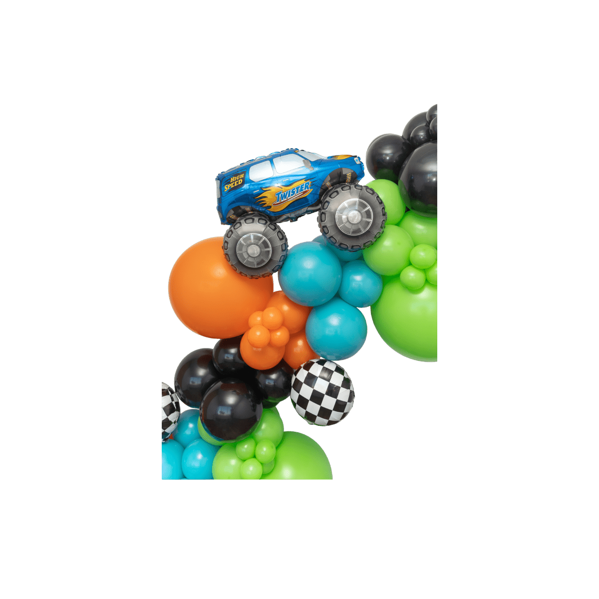 Monster Truck Balloon Garland Kit