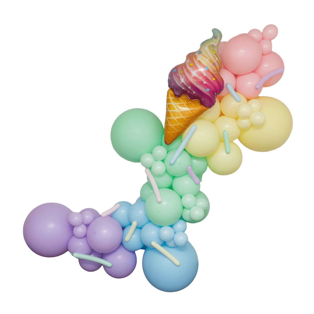 Pastel Scoop Balloon Garland Kit