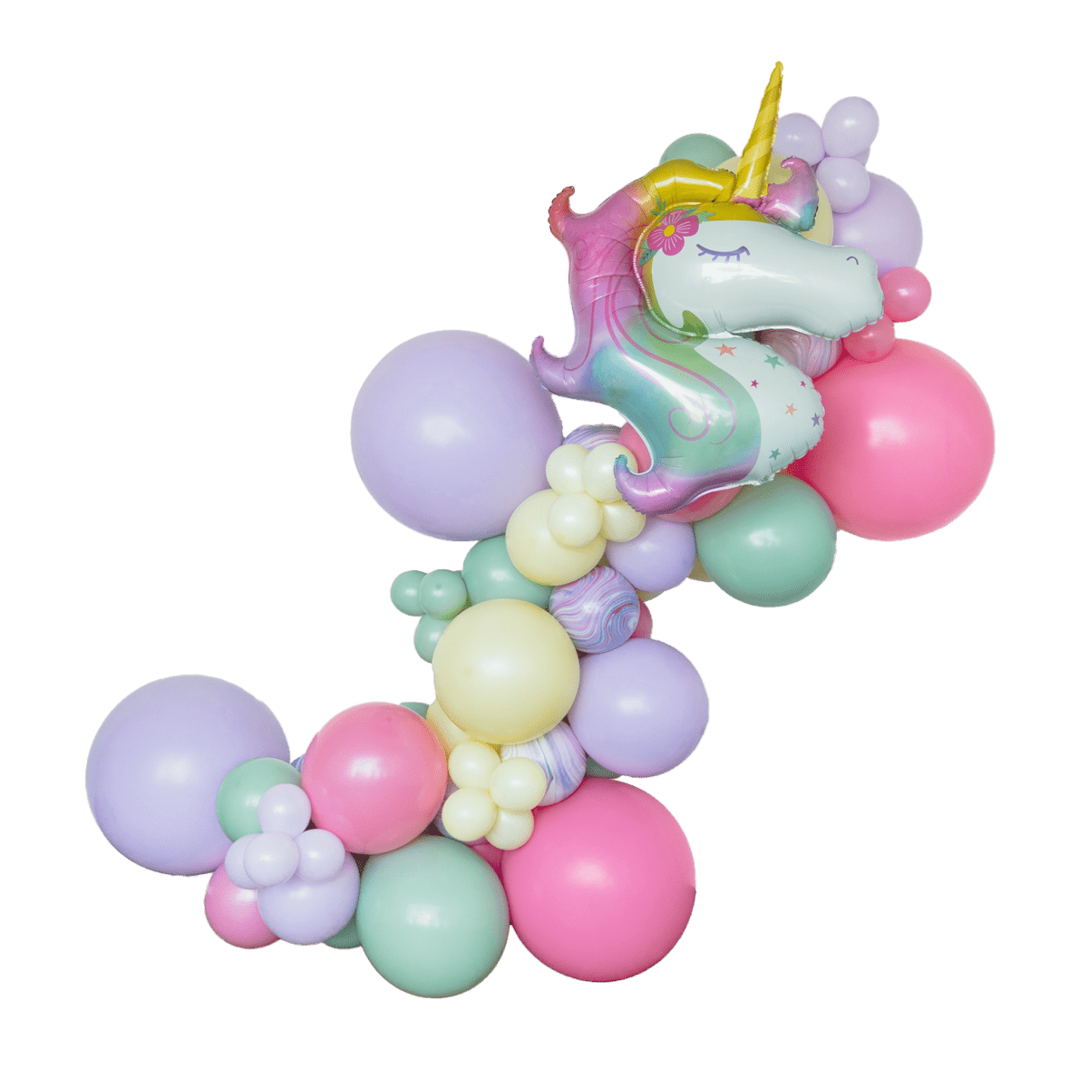 Unicorn Balloon Garland Kit