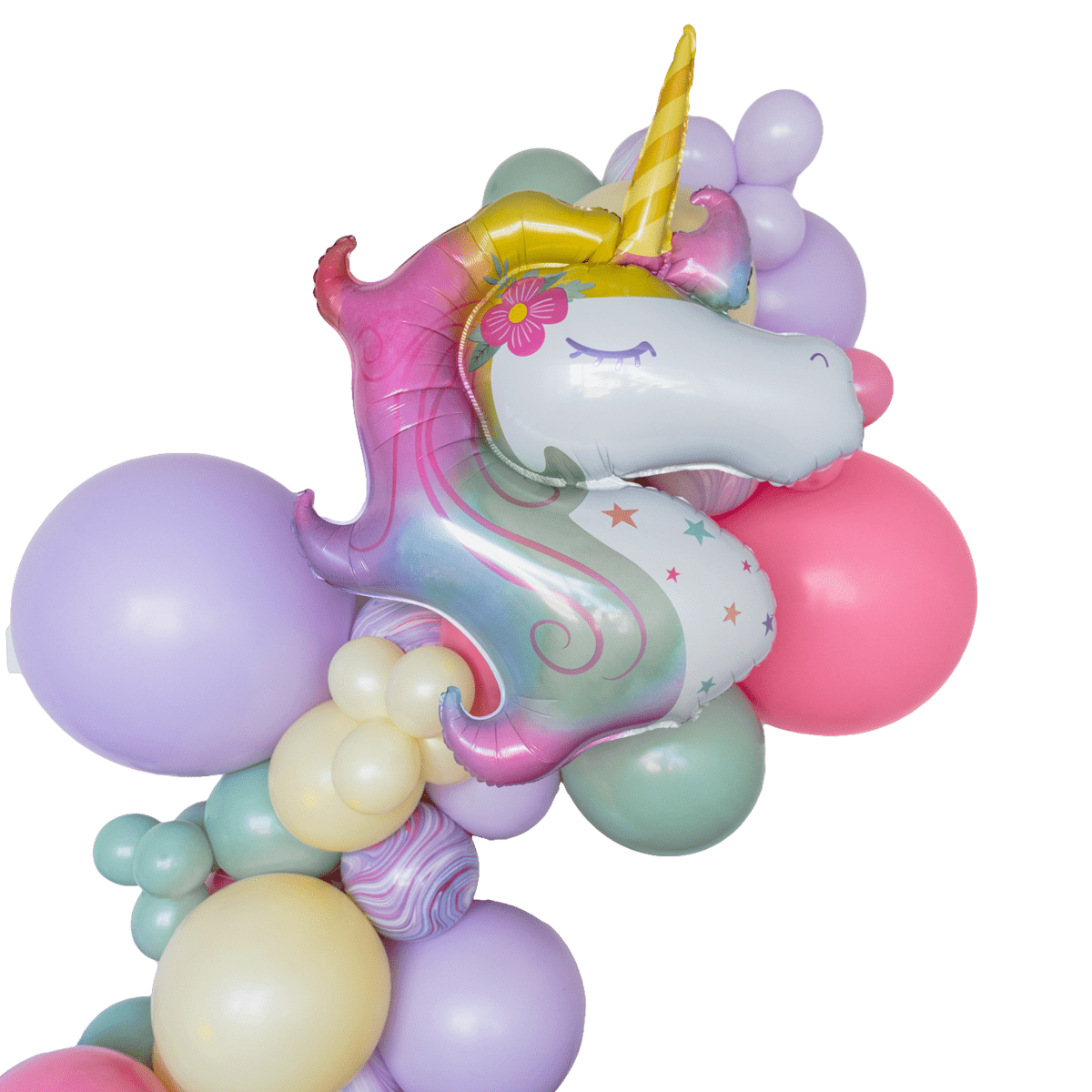 Unicorn Balloon Garland Kit