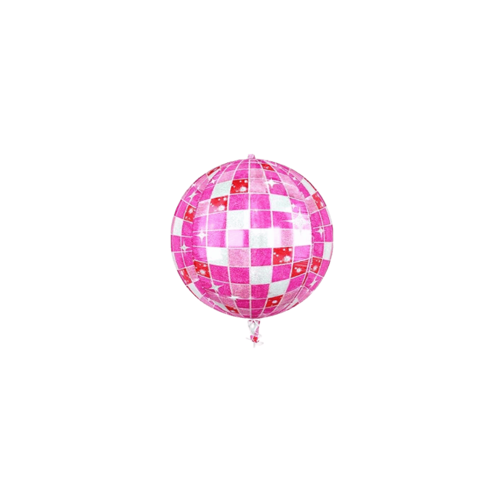 Pink Disco Ball Balloon