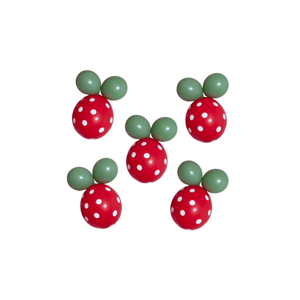 Strawberry Balloons (Pack of 5)