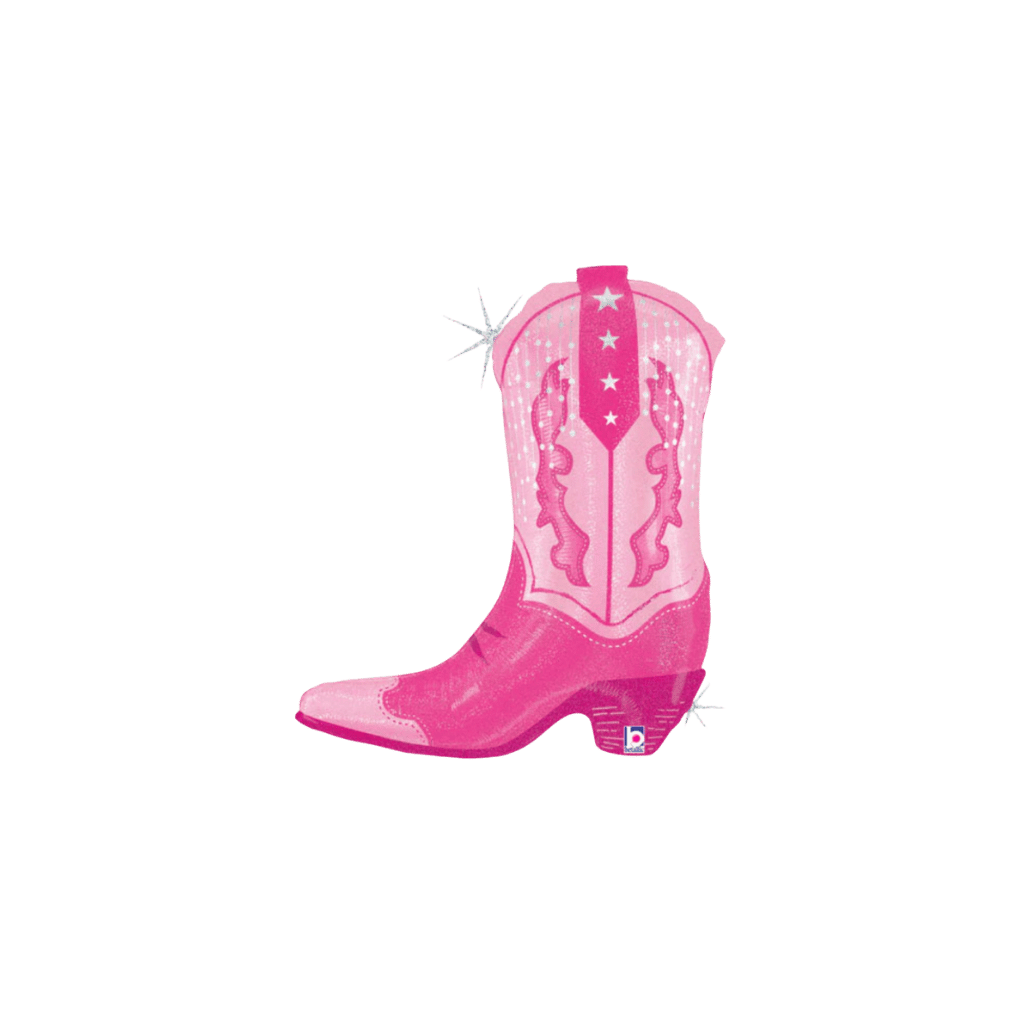 Pink Cowgirl Boots Balloon