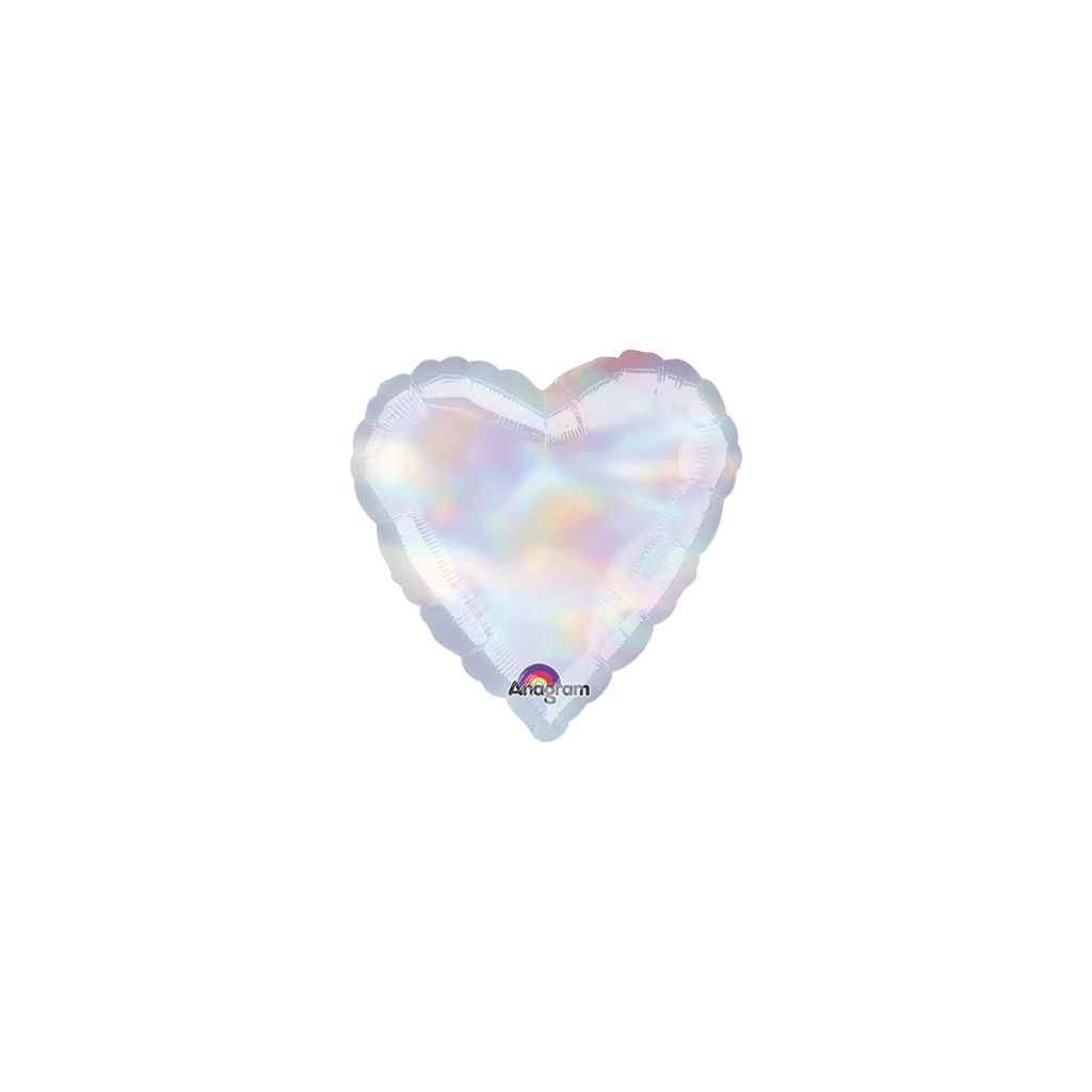 Iridescent Heart Balloon
