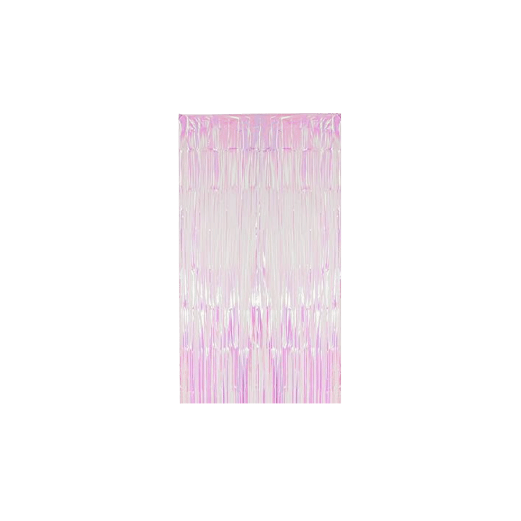 Iridescent Foil Fringe Curtain