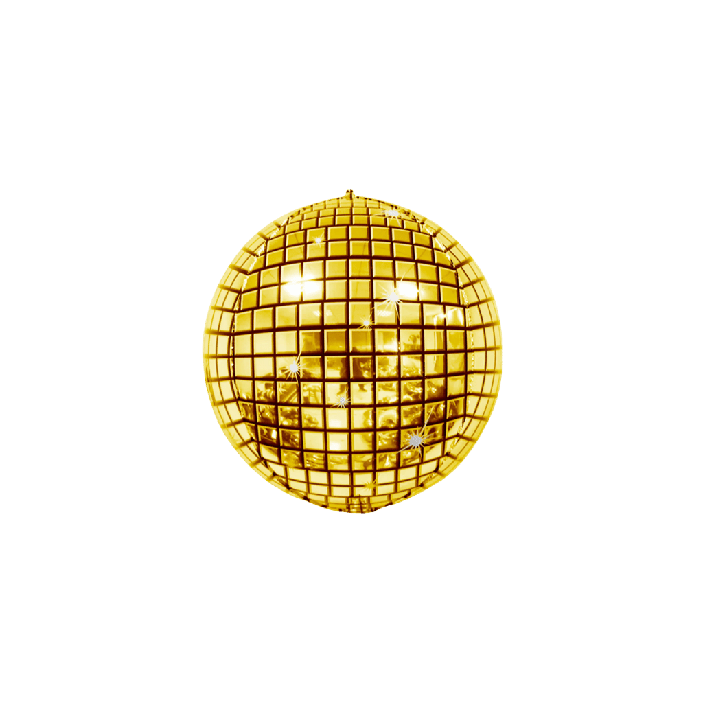 Gold Disco Ball Balloon
