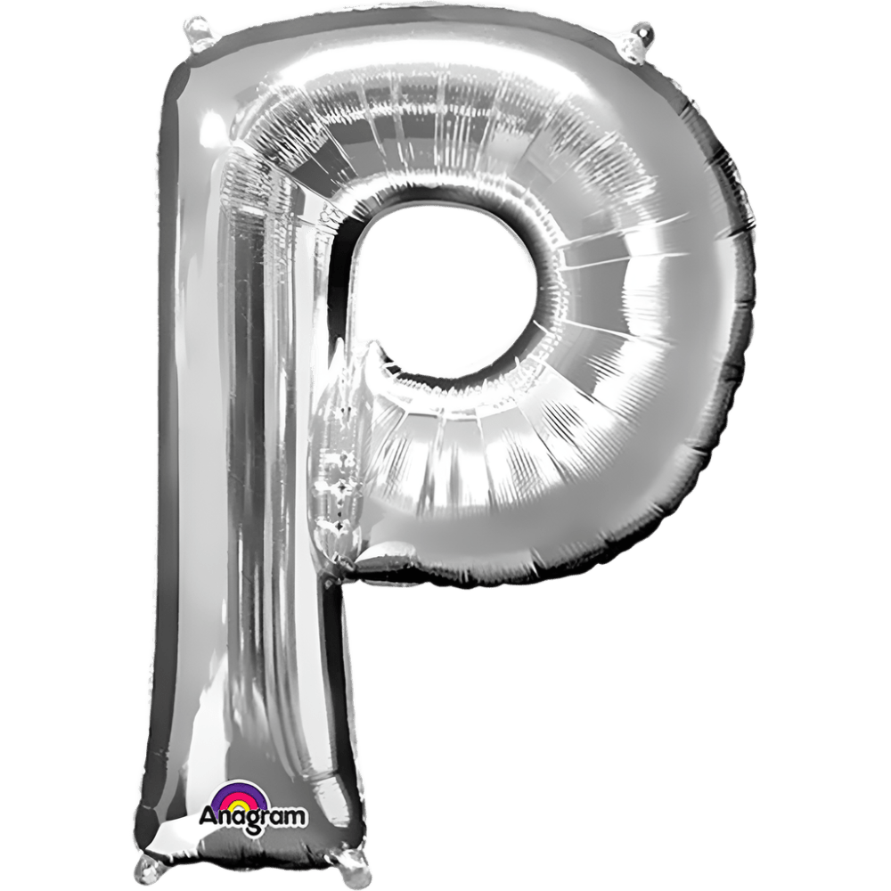 Large Silver Foil Letters