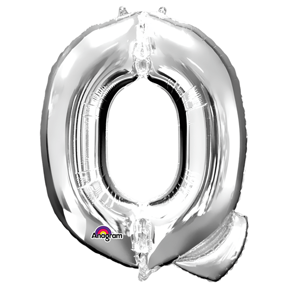 Large Silver Foil Letters
