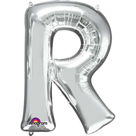 Large Silver Foil Letters