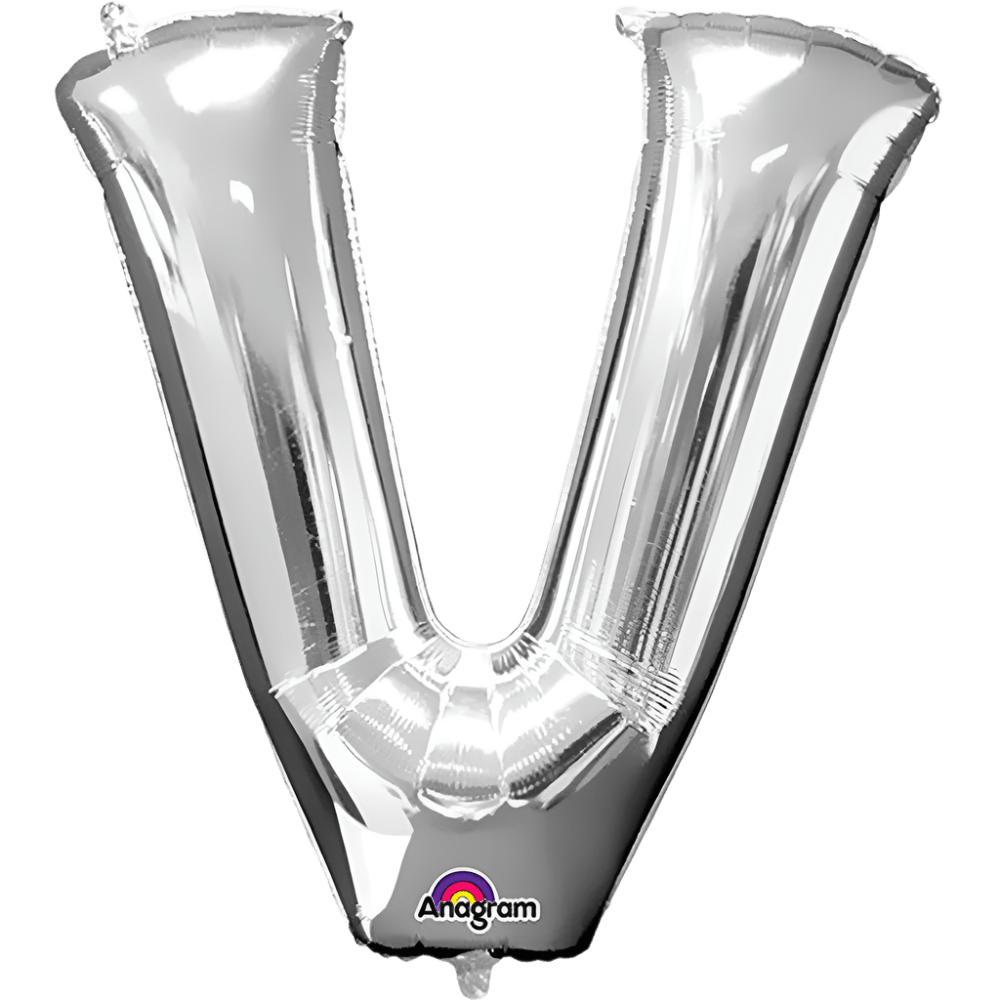 Large Silver Foil Letters