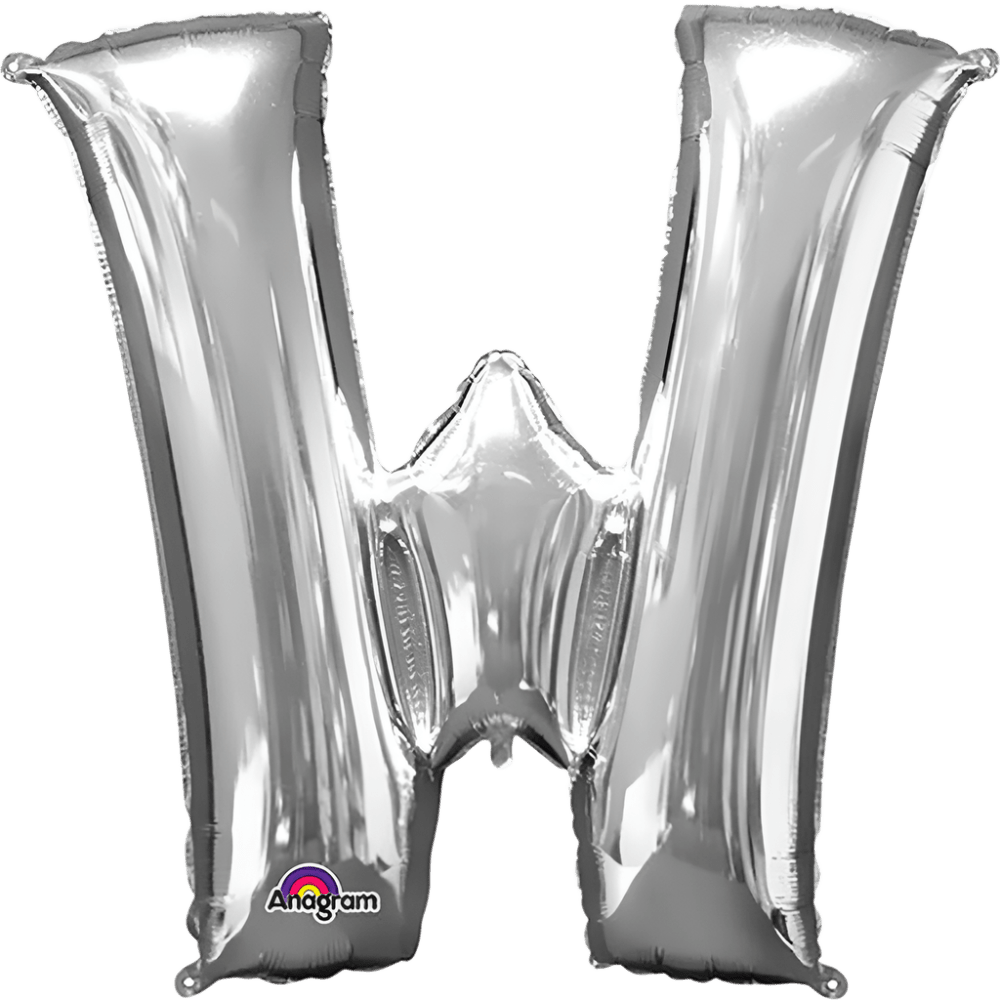 Large Silver Foil Letters