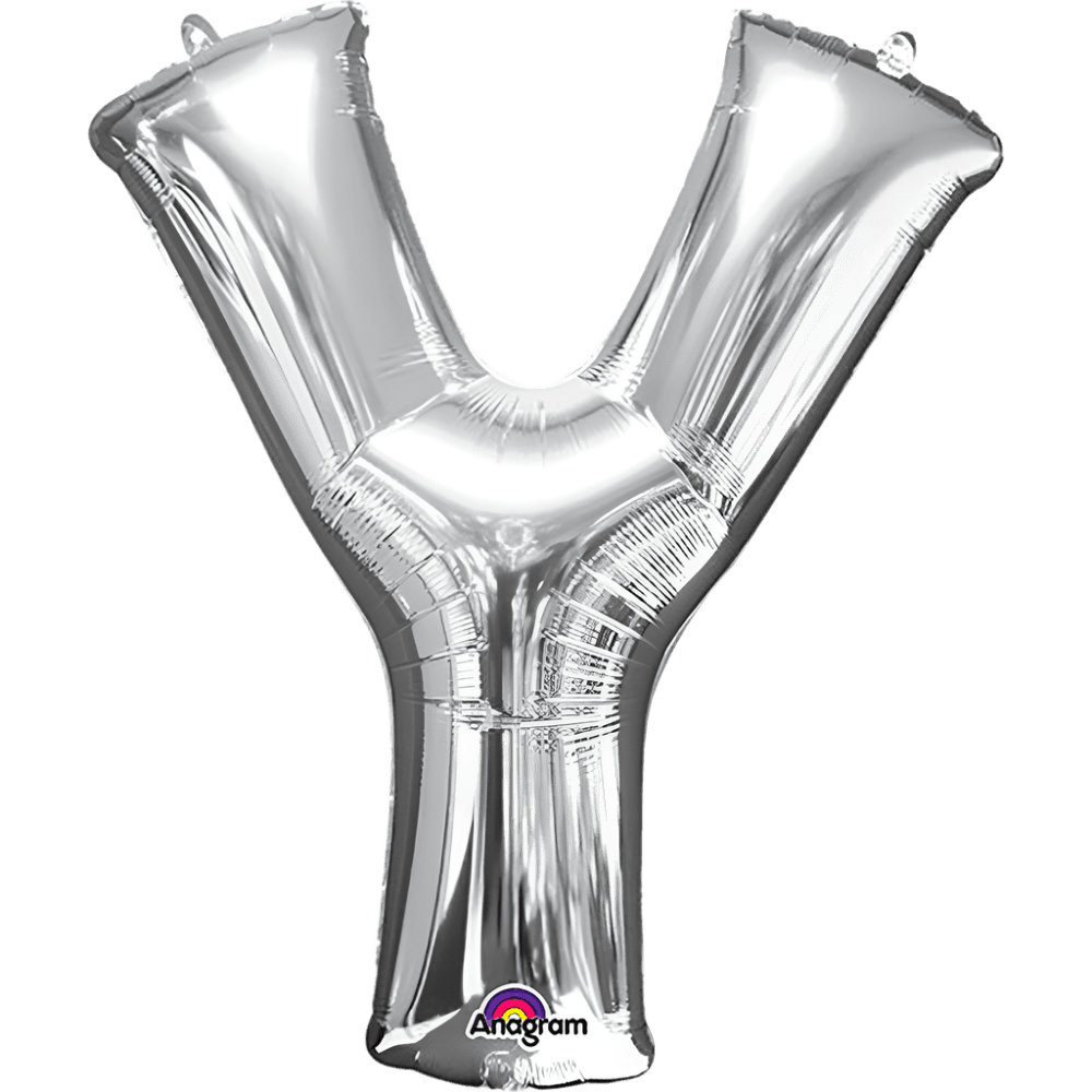 Large Silver Foil Letters