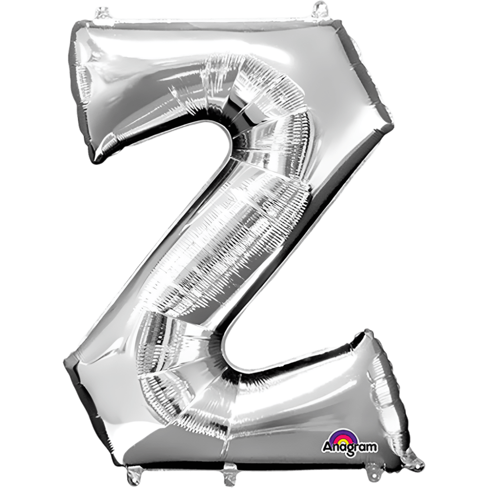 Large Silver Foil Letters