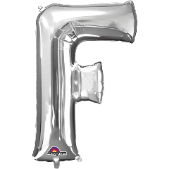 Large Silver Foil Letters