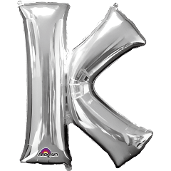 Large Silver Foil Letters