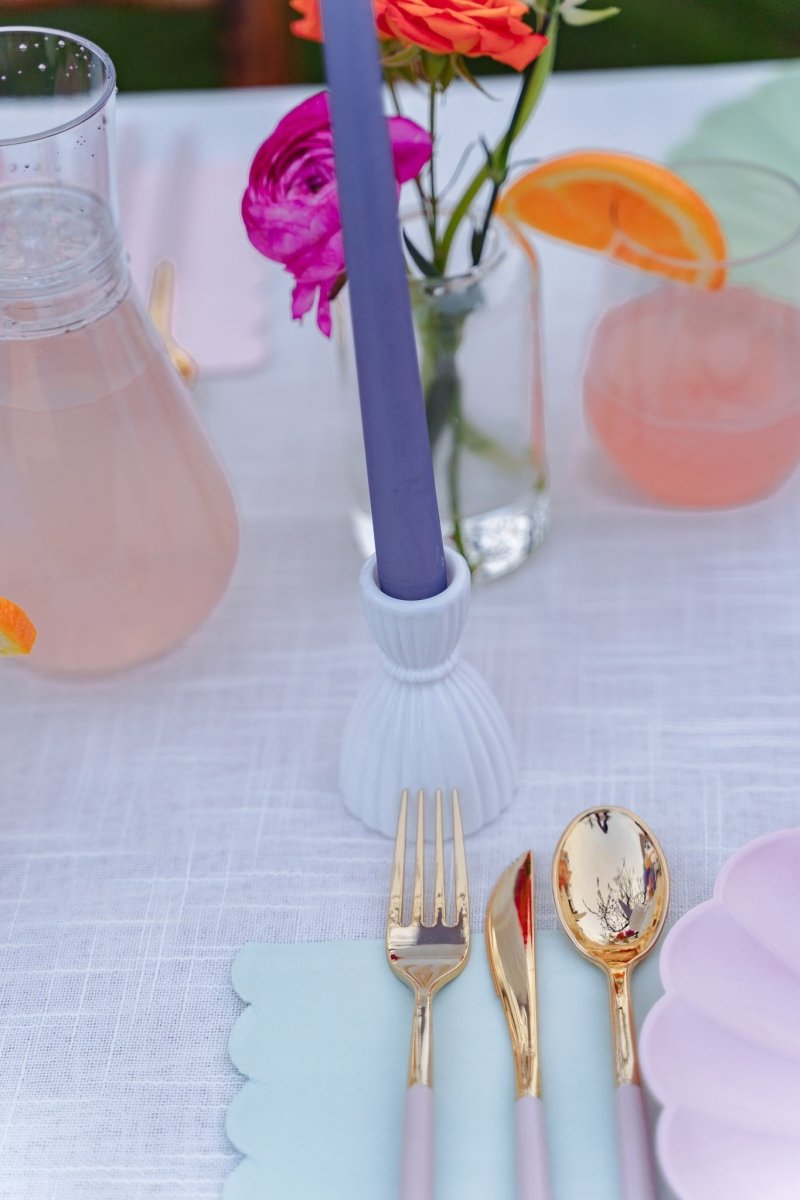 Candle Holder with Candles