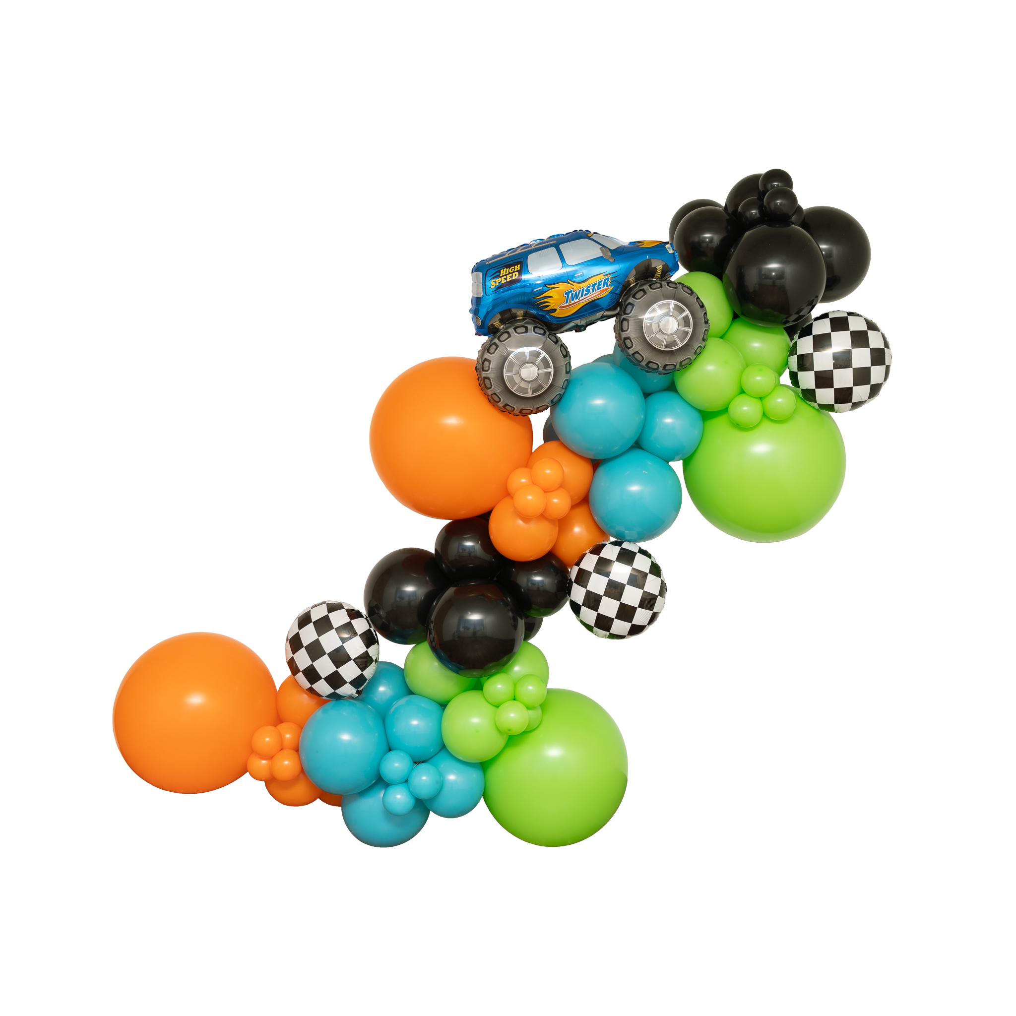 Monster Truck Balloon Garland Kit