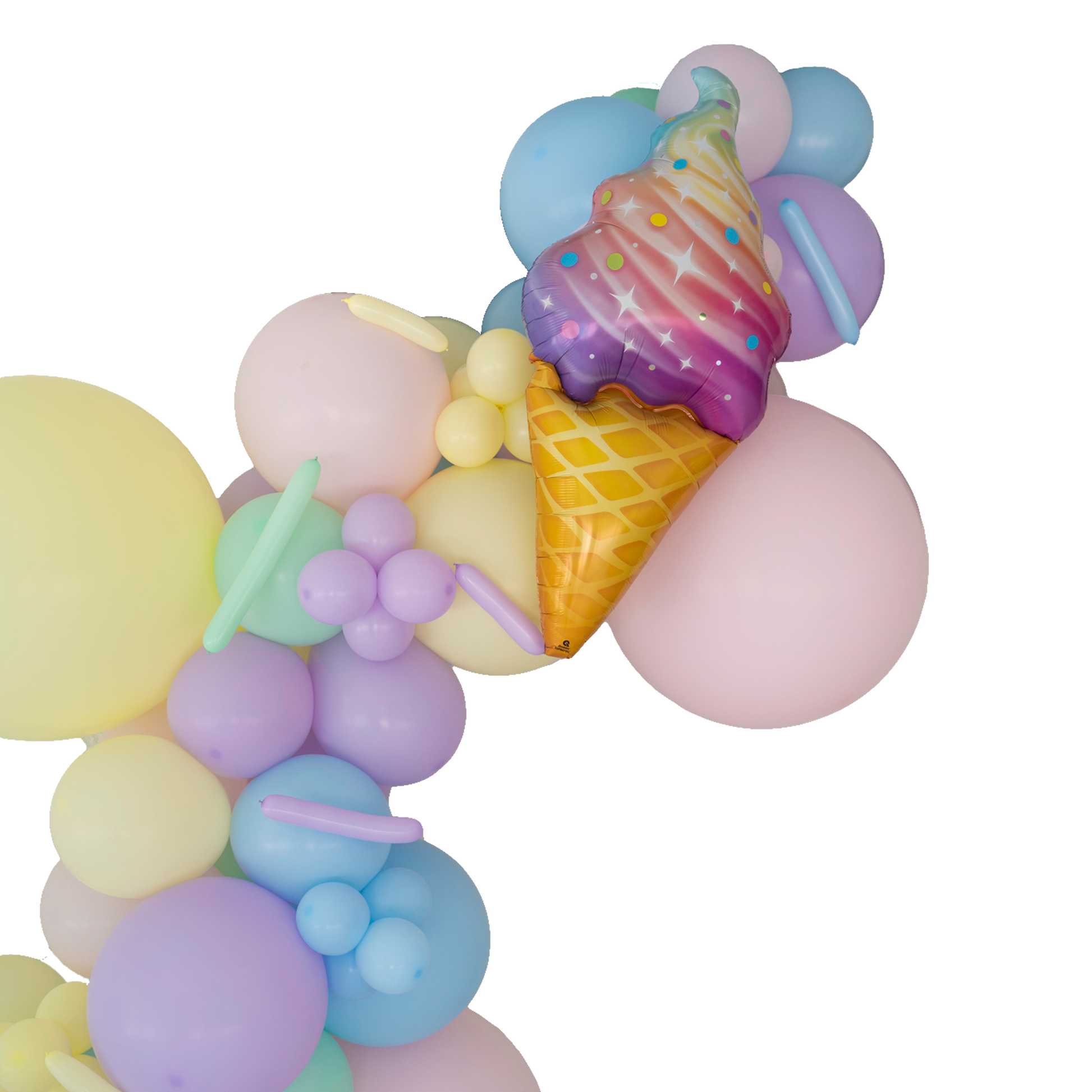 Pastel Ice Cream Balloon Garland Kit 6