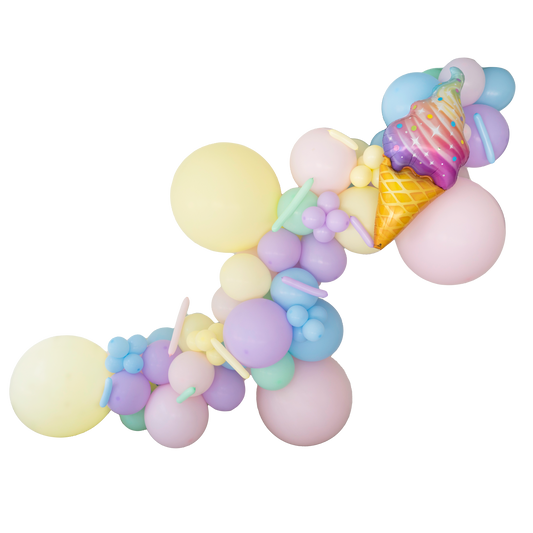 Pastel Scoop Balloon Garland Kit
