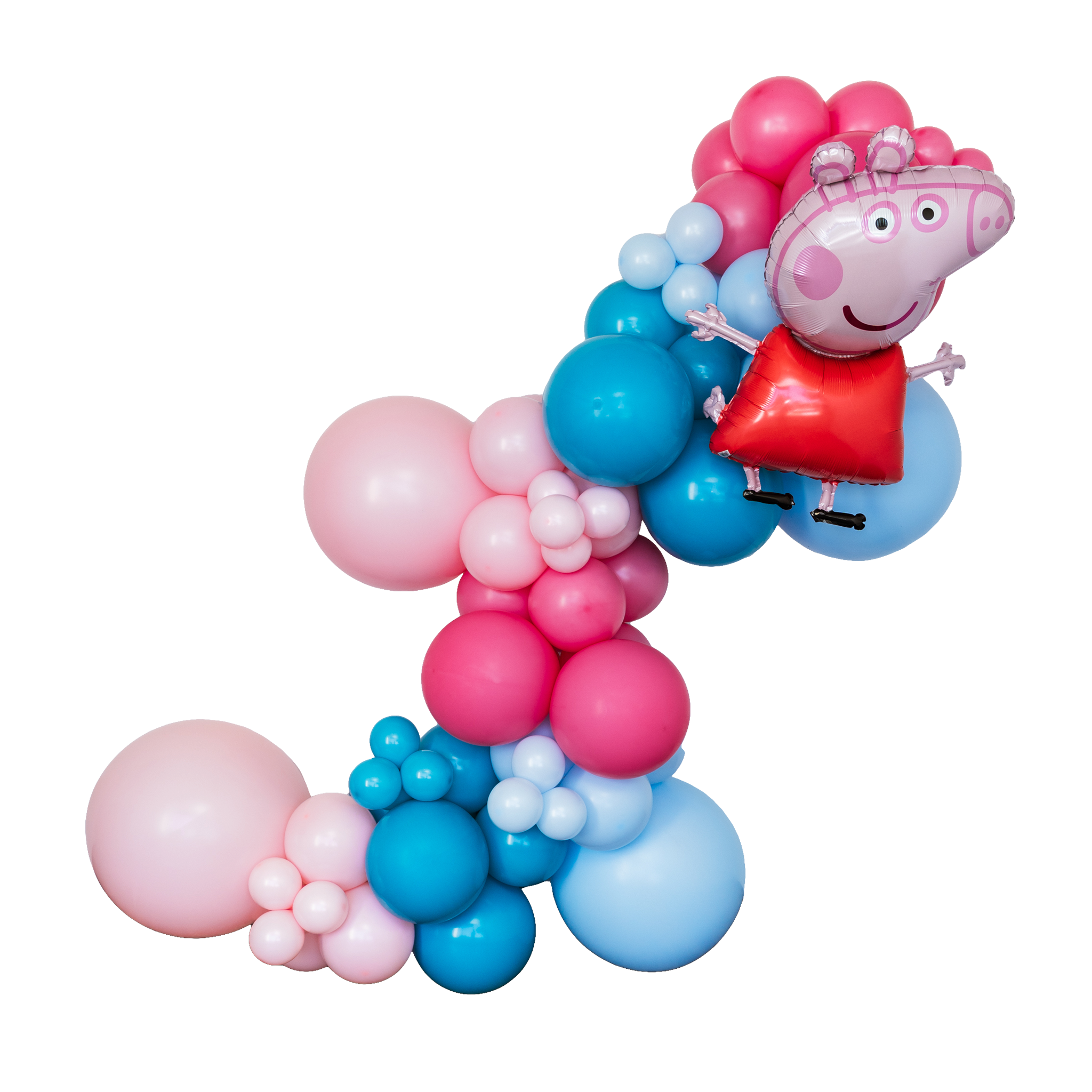 Peppa Pig Balloon Garland Kit