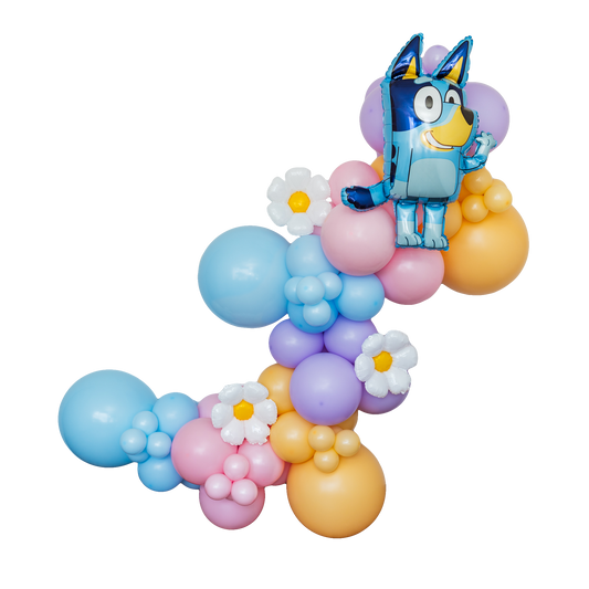 Pastel Bluey Balloon Garland Kit