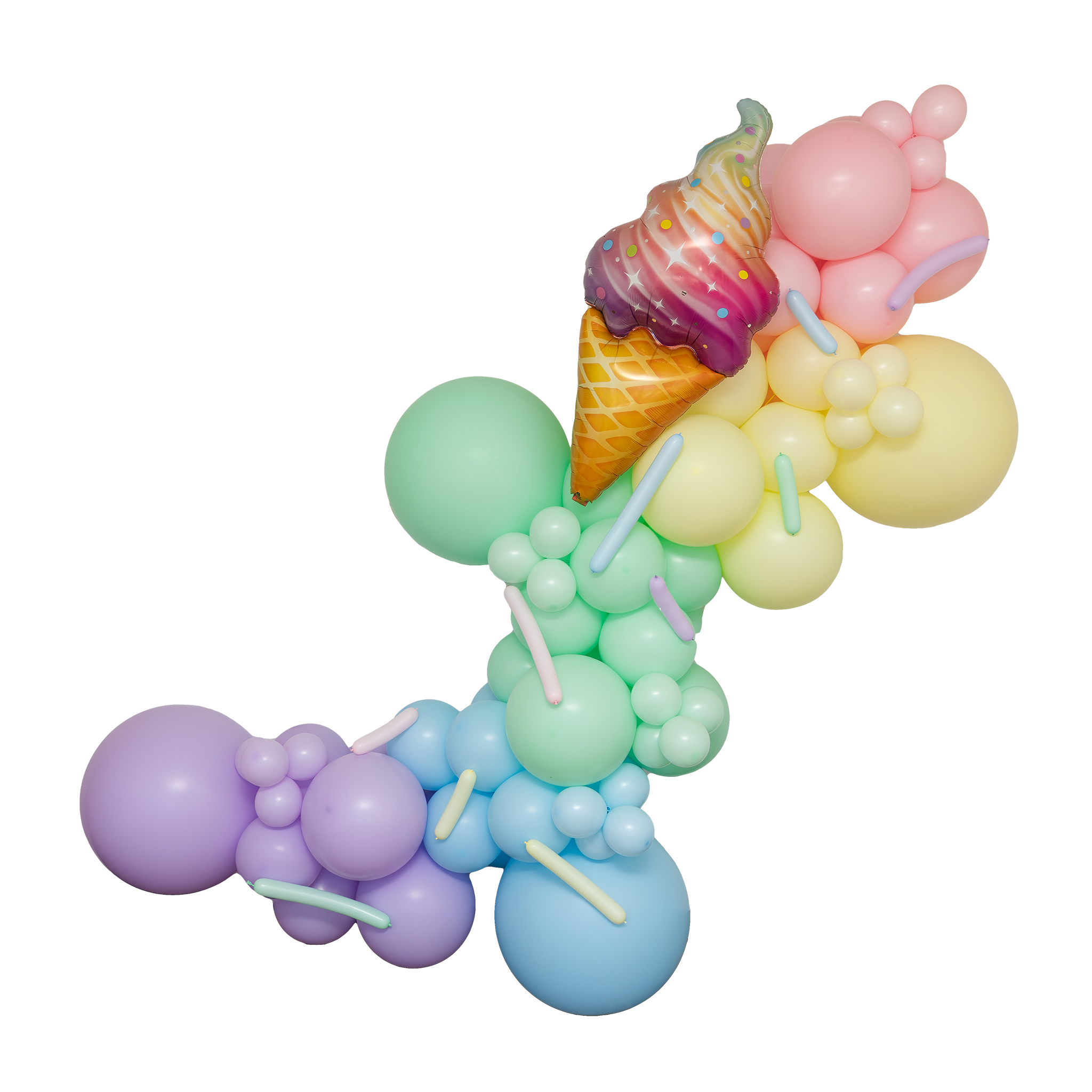 Pastel Scoop Balloon Garland Kit