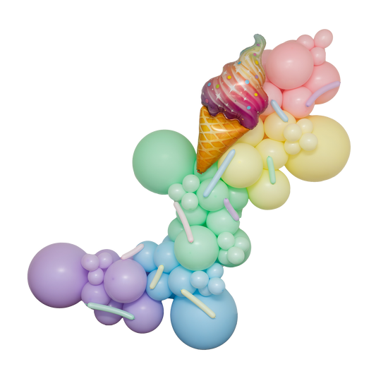 Pastel Scoop Balloon Garland Kit