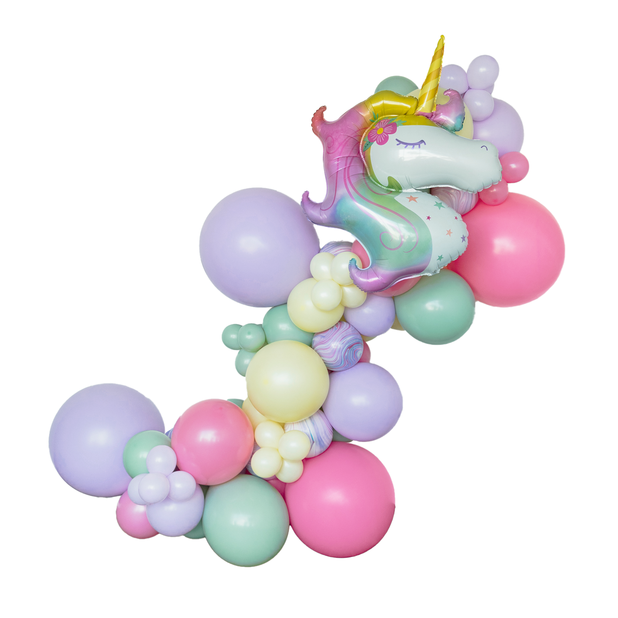 Unicorn Balloon Garland Kit