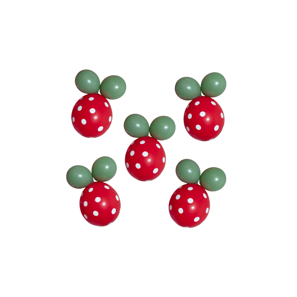 Strawberry Balloons (Pack of 5)