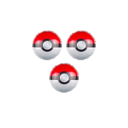 PokeBall Balloons (Set of 3)