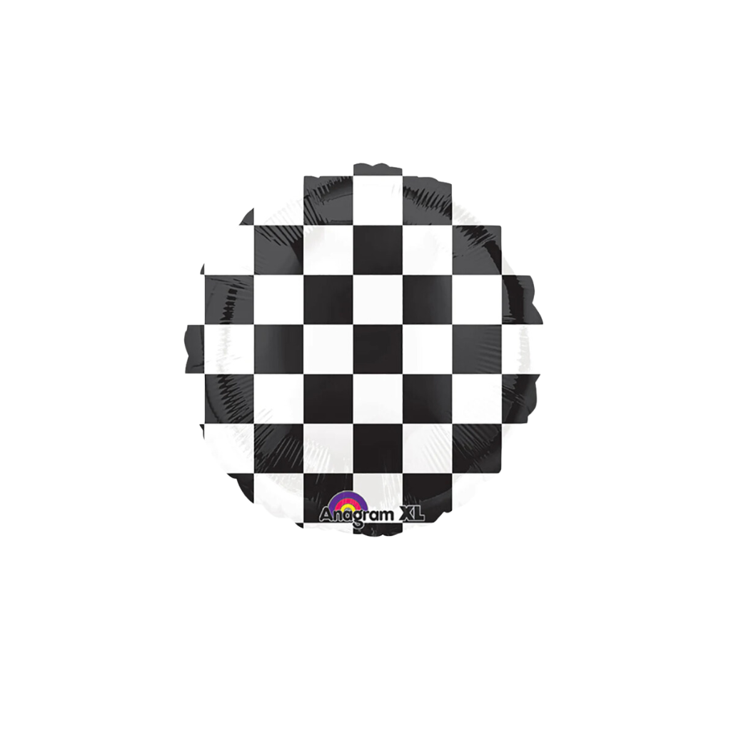 Checkered Foil Balloon