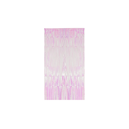Iridescent Foil Fringe Curtain