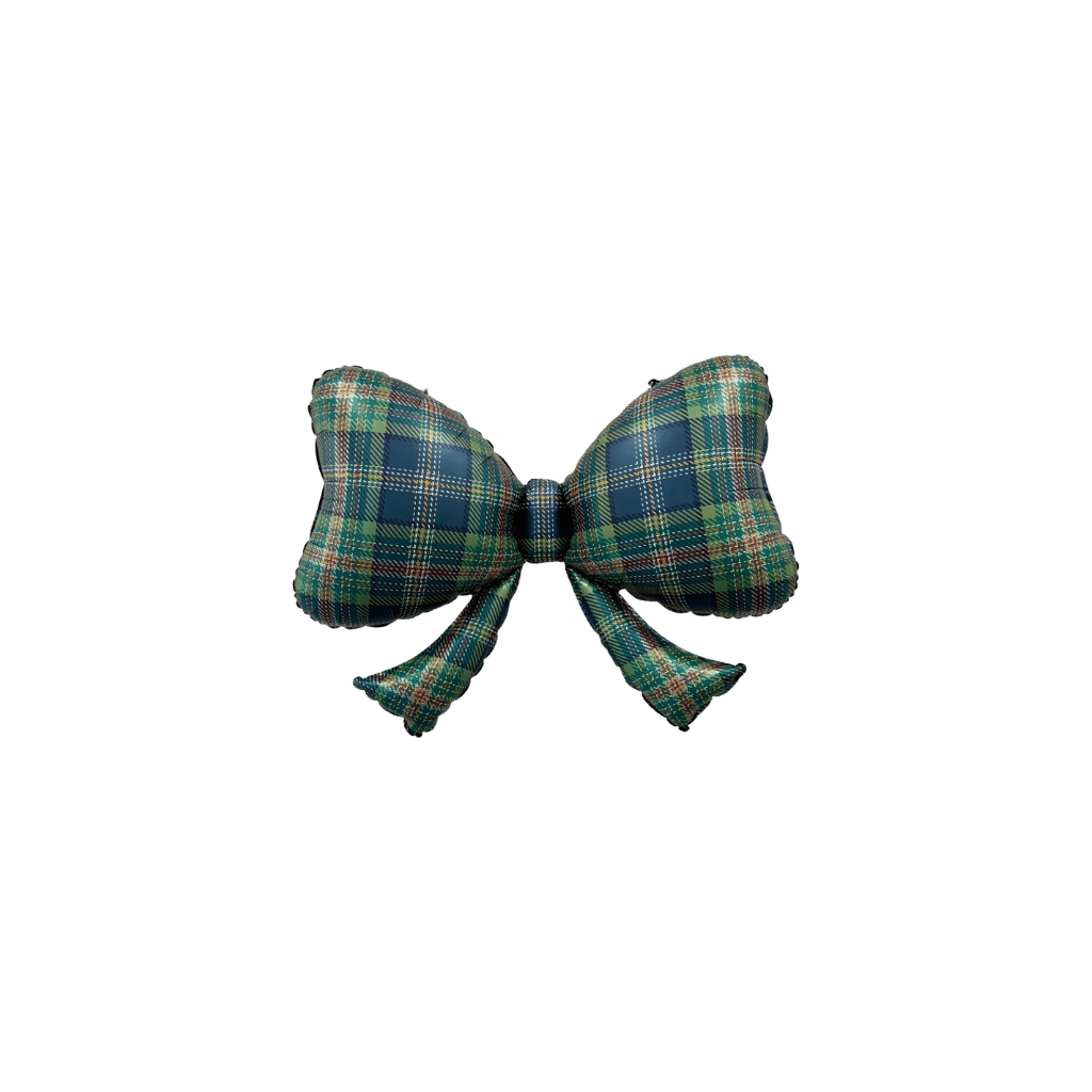 Plaid Bow Balloon