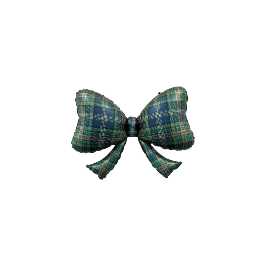Plaid Bow Balloon