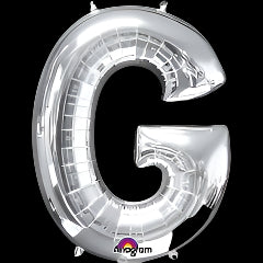 Large Silver Foil Letters