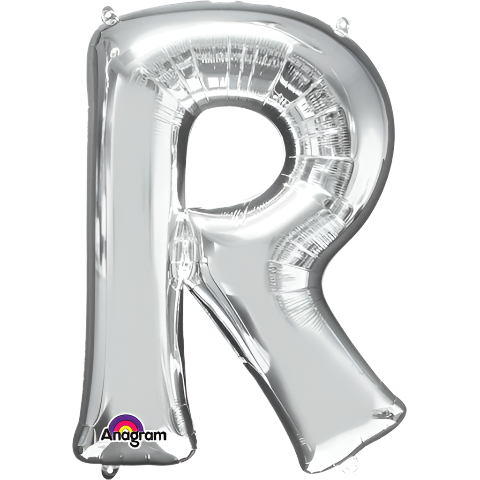 Large Silver Foil Letters