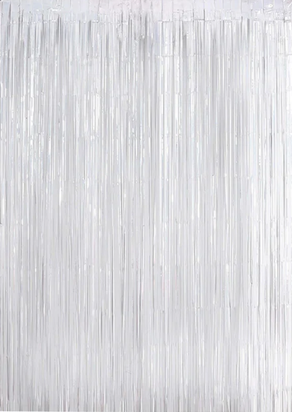 Iridescent Foil Fringe Curtain