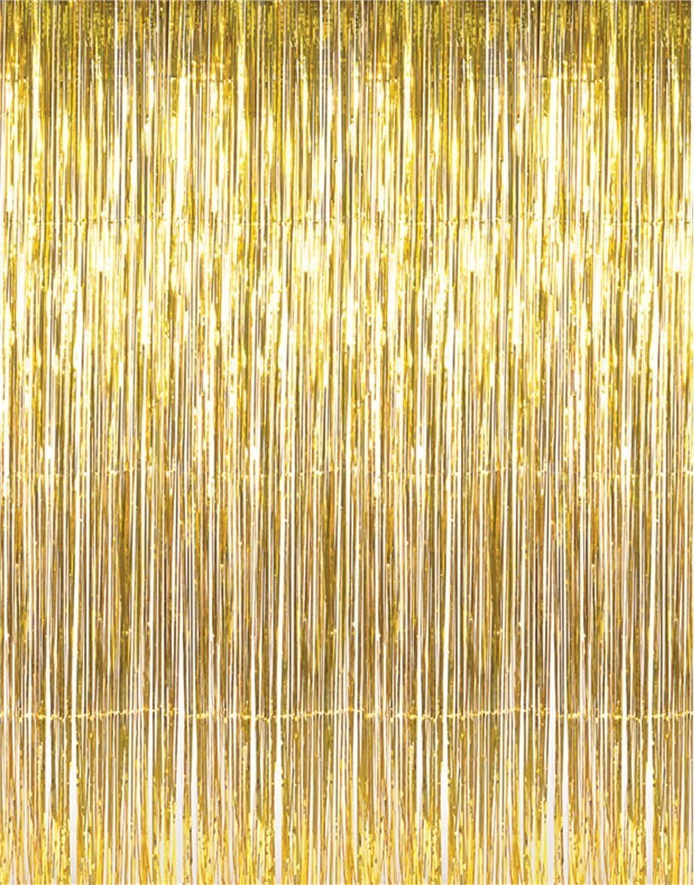 Gold Foil Fringe Curtain