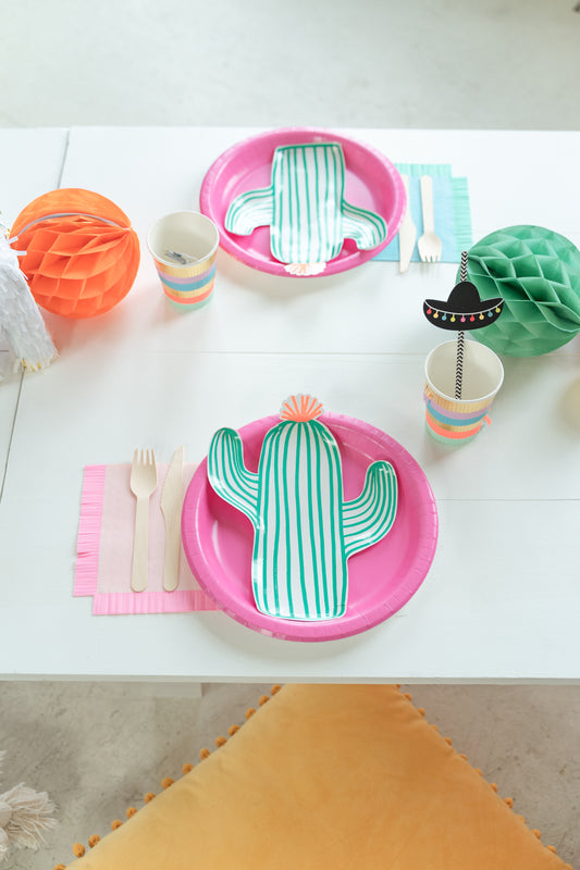 Pink Plate (Set of 8)