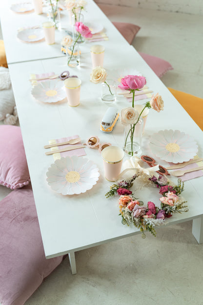 Flower Power Plates - Set of 8 | Bashify Event Co.