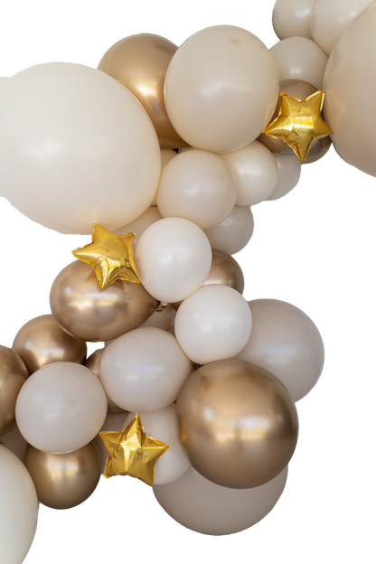 Gold Star Foil Balloons (Pack of 5)