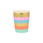 Fringe Cups with Straws | Colored Fringe Cups | Bashify Event Co.